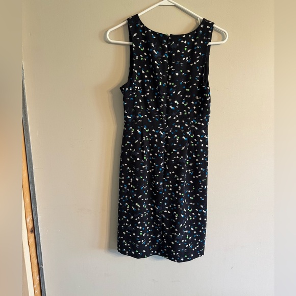Jcrew Wrap Front Dress in painted dots - Picture 4 of 5